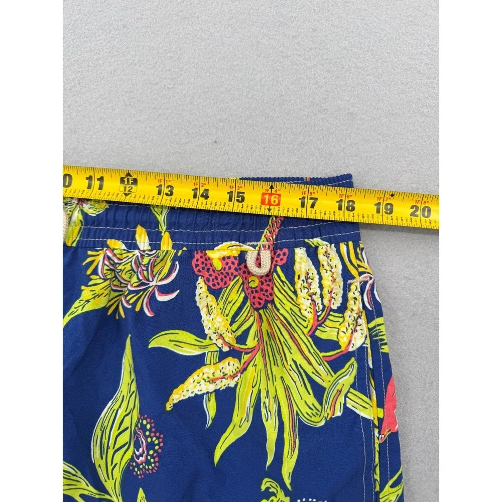 Polo Ralph Lauren Hawaiian Floral Swim Shorts Men's LT Blue Tropical Summer